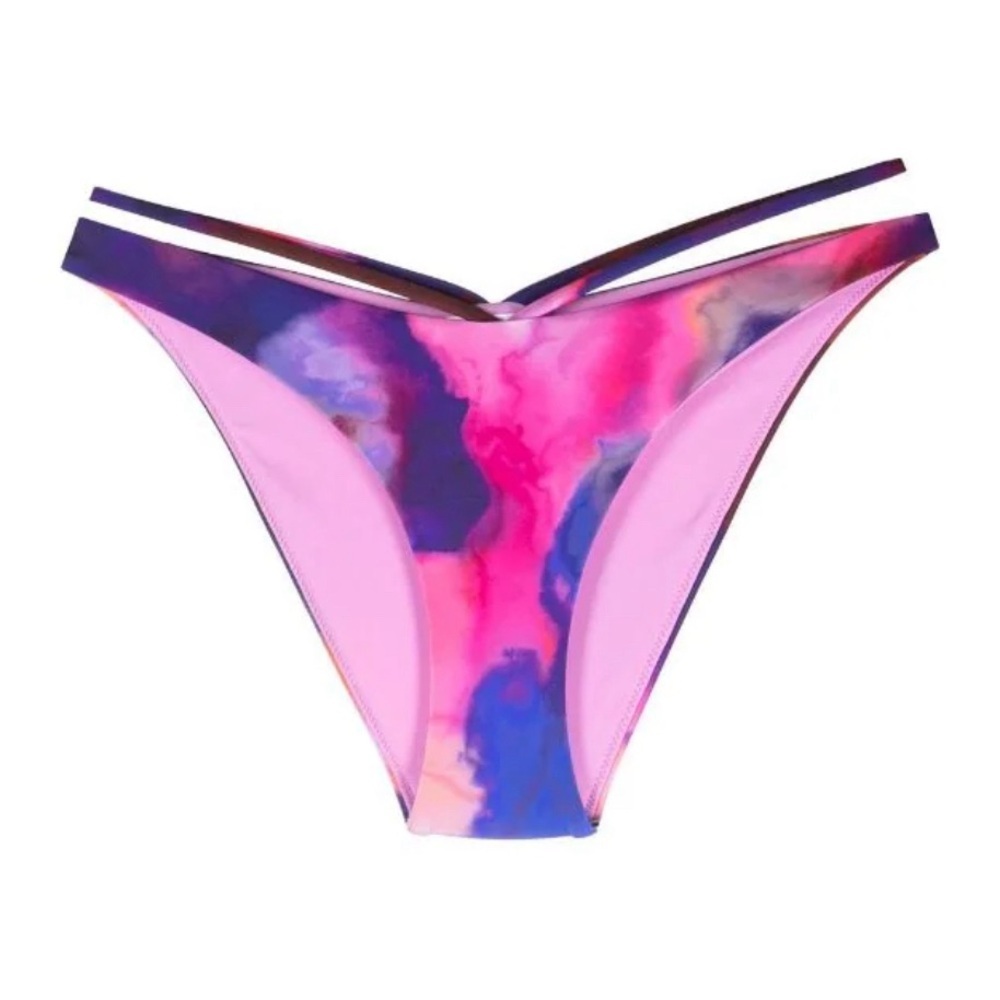 Jonathan Simkhai Pink and Purple Bikini Bottom
